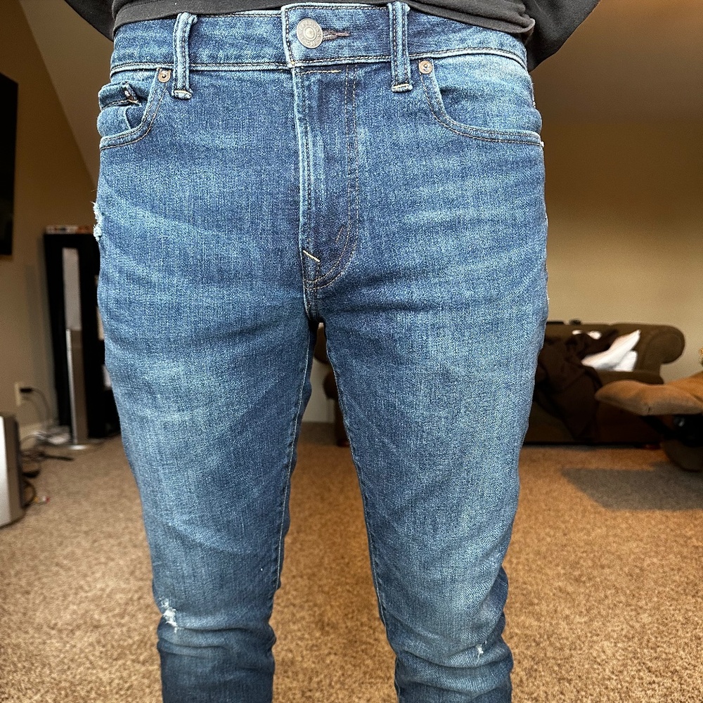 American Eagles Men's Blue Slim Jeans Next Level Airflex 32x32